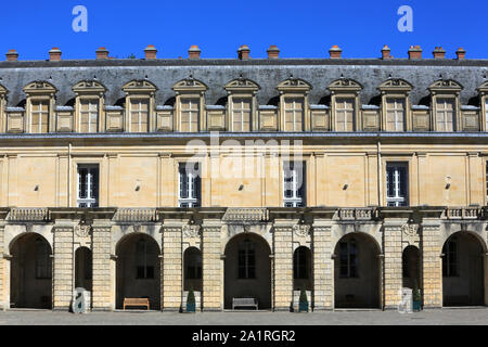 Cours de la Fontaine. Château de Fontainebleau. France. / Palace of Fontainebleau. France. Stock Photo