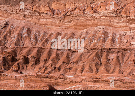 Valle de lla Muerte or Death Valley, also Valle de Marte or Mars Valley, Antofagasta, San Pedro de Atacama, Atacama Desert, Chile, Latin America Stock Photo