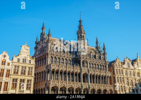Grand Place or Grote Markt is the central square of Brussels. Belgium. Travel. Stock Photo