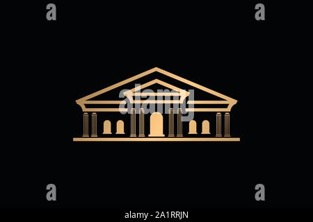 Luxury Real Estate Logo,  Abstract Buildings Logo design, Real estate logo template in a unique design Stock Vector