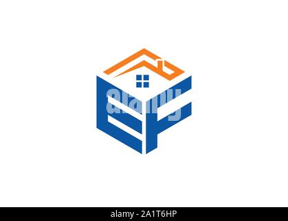 Abstract polygonal Letter Logo, hexagon letter logo, polygonal Letter with home Logo sing and Symbol,monogram logo, Home logo design, Real estate logo Stock Vector