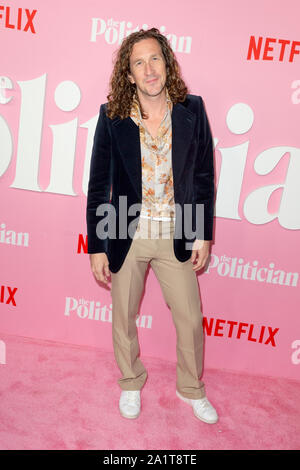 NEW YORK, NY - SEPTEMBER 26: Ian Brennan attends the premiere of Netflix's 'The Politician' at DGA Theater on September 26, 2019 in New York City. Stock Photo