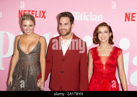 Julia Schlaepfer attending Netflix's "The Politician" premiere held at