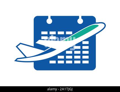 summer travel logo icon vector template, Vector logo design templates for airlines, airplane tickets, travel agencies - planes and emblems, Stock Vector