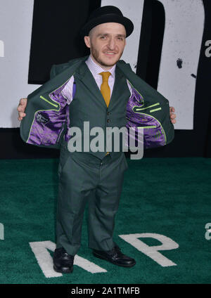 Los Angeles, USA. 28th Sep, 2019. Leigh Gill 09/28/2019 The Premiere of 'Joker' held at the TCL Chinese Theatre in Los Angeles, CA Photo by Izumi Hasegawa/HollywoodNewsWire.co Credit: Hollywood News Wire Inc. Credit: Hollywood News Wire Inc./Alamy Live News Stock Photo