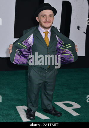 Los Angeles, USA. 28th Sep, 2019. Leigh Gill 09/28/2019 The Premiere of 'Joker' held at the TCL Chinese Theatre in Los Angeles, CA Photo by Izumi Hasegawa/HollywoodNewsWire.co Credit: Hollywood News Wire Inc. Credit: Hollywood News Wire Inc./Alamy Live News Stock Photo