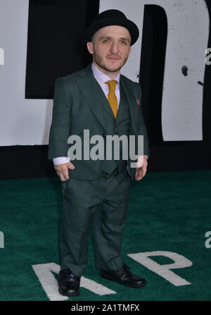 Los Angeles, USA. 28th Sep, 2019. Leigh Gill 09/28/2019 The Premiere of 'Joker' held at the TCL Chinese Theatre in Los Angeles, CA Photo by Izumi Hasegawa/HollywoodNewsWire.co Credit: Hollywood News Wire Inc. Credit: Hollywood News Wire Inc./Alamy Live News Stock Photo