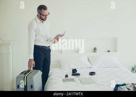 Close up portrait of attractive handsome weared in formalwear a Stock Photo