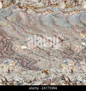 Marble as a metamorphic rock that may be foliate or non-foliate. Seamless square background. Stock Photo