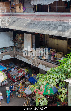 Indonesia Bali, Sept 20 2019, Famous Market in Ubud, Stock Photo