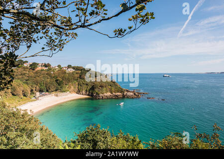 Fermain Bay, Guernsey Stock Photo