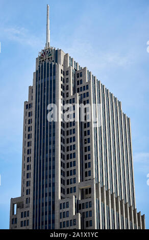 top of the nbc tower building chicago illinois united states of america Stock Photo