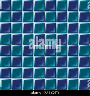 Seamless pattern with ceramic tiles Stock Vector