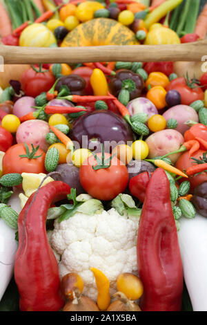 Harvest Basket Stock Photo