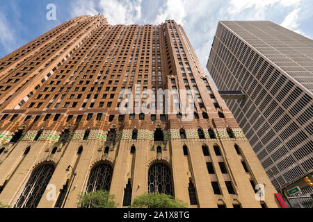 exterior of Guardian Building landmark skyscraper 500 Griswold Street ...