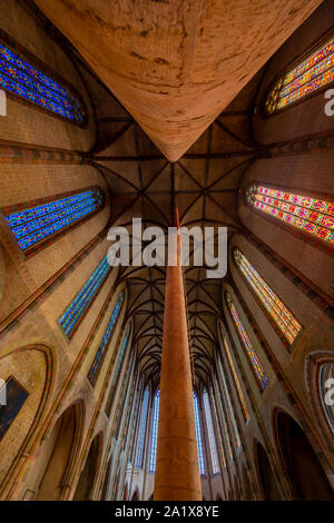 The Church of the Jacobins is a deconsecrated Roman Catholic church located in Toulouse, France. Stock Photo