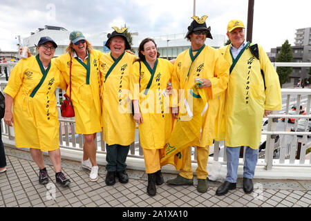 Tokyo, Japan. 29th Sep, 2019. Fans Rugby : 2019 Rugby World Cup Pool D match between Australia 25-29 Wales at Tokyo Stadium in Tokyo, Japan . Credit: Yohei Osada/AFLO SPORT/Alamy Live News Stock Photo