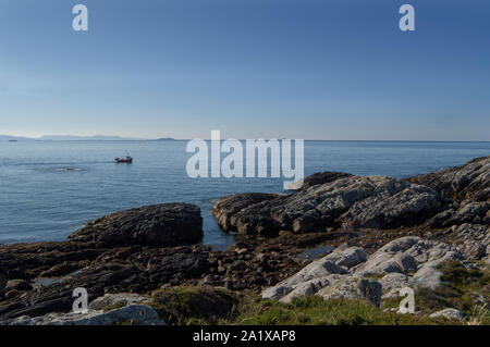 Coastal landscapes, Isle of Coll, Inner Hebrides, Scotland Stock Photo