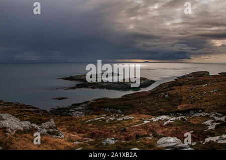 Coastal landscapes, Isle of Coll, Inner Hebrides, Scotland Stock Photo