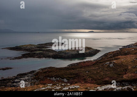 Coastal landscapes, Isle of Coll, Inner Hebrides, Scotland Stock Photo