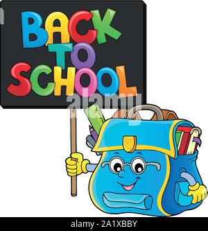 Back to school composition image 2 - eps10 vector illustration. Stock Vector