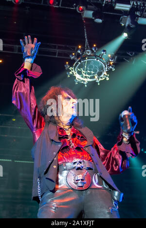 Alice Cooper, famous rock singer.  , Ol Black Eyes is Back tour, Bratislava, Slovakia Stock Photo