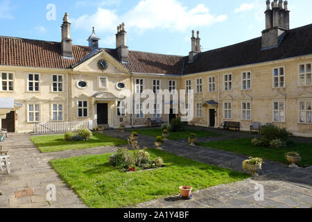 Colston's Almshouses on St Michael's Hill, Bristol, UK Stock Photo