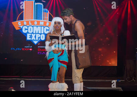 10/December/2017 - Comic-con exhibition and cosplay event held in Sri Lanka. Stock Photo