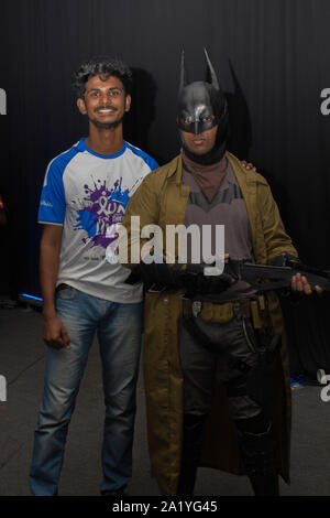 10/December/2017 - Comic-con exhibition and cosplay event held in Sri Lanka. Stock Photo