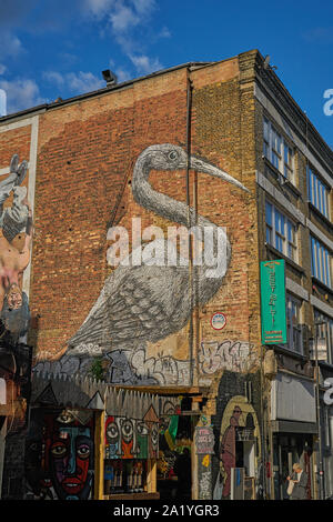 hanbury street crane roa Stock Photo