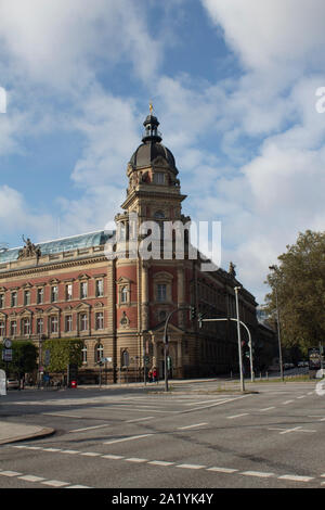 Alte Oberpostdirektion - the old main post office at Stephansplatz, Hamburg, Germany Stock Photo