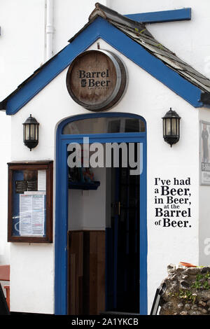 Beer Devon Barrel O' Beer pub on Fore Street in the village centre of ...
