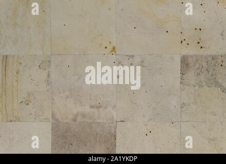 Stone texture tile background patchwork, brown. Brown tiles texture for background. Stock Photo