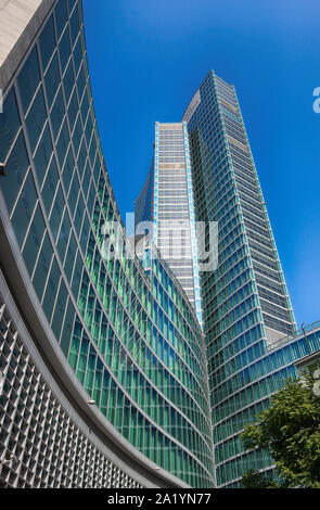 MILAN, ITALY-MAY 12, 2018: Maire Tecnimont skyscraper tower in Porta ...