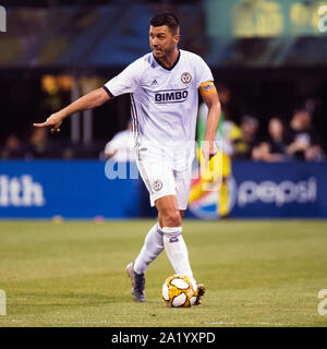 The Philadelphia Union professional football soccer team and players versus  Deportivo Saprissa during the CONCACAF Champions League Stock Photo - Alamy