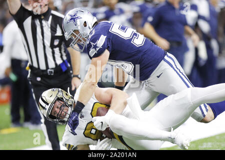 Photo: Dallas Cowboys tight end Blake Jarwin (89) scores on a 1-yard pass -  ARL2019102012 