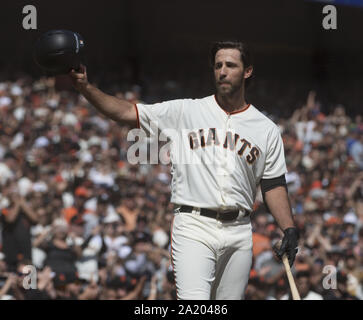 San Francisco Giants pitcher Madison Bumgarner works against the New York  Mets at Citi Field in Flushing, New York, Monday, April 23, 2012. (Photo by  Jim McIsaac/Newsday/MCT/Sipa USA Stock Photo - Alamy