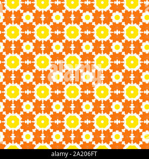 Simple seamless abstract pattern on a white background. Stock Photo