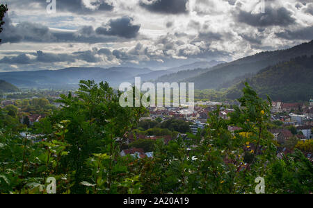 City of Freiburg i. Breisgau in the black forest in Germany Stock Photo