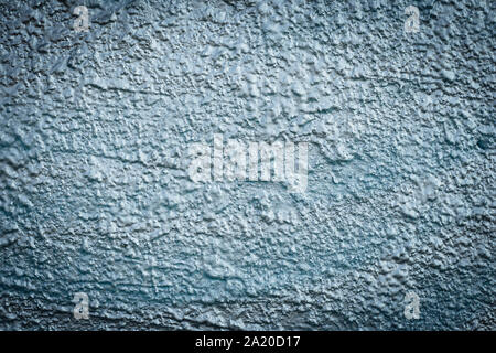 Gray shiny concrete background. Cement texture of blue wall. Grey rough painted grunge wall. Old raggy surface with metallic gloss. Abstract architect Stock Photo