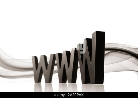 Internet data flow Stock Photo
