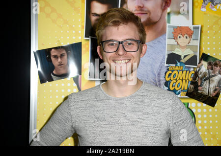 Berlin, Deutschland. 28th Sep, 2019. Christian Zeiger at the 4th German Comic Con Berlin in Berlin. Berlin, 28.09.2019 | usage worldwide Credit: dpa/Alamy Live News Stock Photo