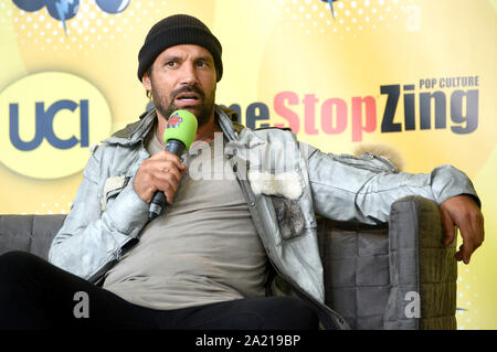 Berlin, Deutschland. 28th Sep, 2019. Manu Bennett at the 4th German Comic Con Berlin in Berlin. Berlin, 28.09.2019 | usage worldwide Credit: dpa/Alamy Live News Stock Photo