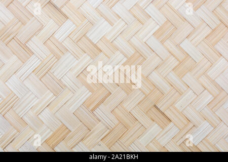 Pattern of woven bamboo Stock Photo