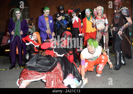 Berlin, Deutschland. 28th Sep, 2019. Cosplayer at the 4th German Comic Con Berlin in Berlin. Berlin, 28.09.2019 | usage worldwide Credit: dpa/Alamy Live News Stock Photo