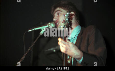 Sore Throat New Wave Band performing 'live' c1980  Vocals: Justin Ward  Bass: Dan Flowers  Keyboards: Matthew Flowers  Guitar: Reid Savage  Drums: Clive Kirby  Sore Throat was a British new wave / punk band from Highgate, London, England, formed in 1975, producing 1 album in 1980, Sooner Than You Think, on the Dureco label and six singles.  Photo by Tony Henshaw Archive Stock Photo