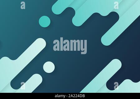 Abstract rounded line shapes gradient background. Vector Stock Vector