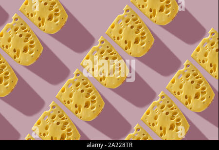 Mold Cheese. Geometric and modern image. Stock Photo