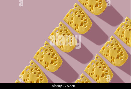 Mold Cheese. Geometric and modern image. Stock Photo