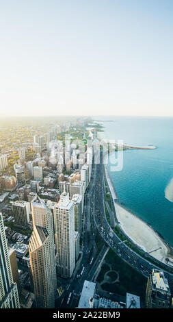 Chicago Coast Line Stock Photo